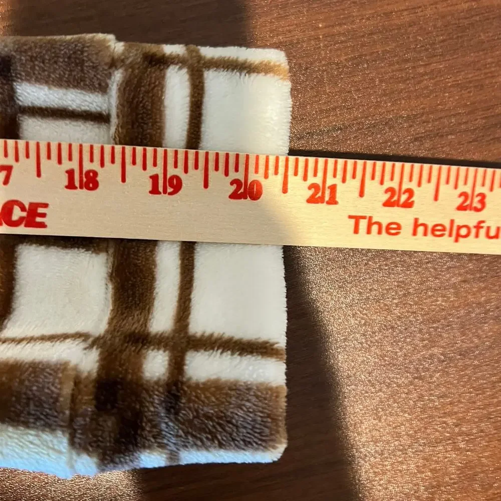 Single Scoop Oversized Plaid Fleece Shacket Women’s Size Large Super Soft